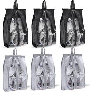 Shoe Bags for Travel,6 Pack Large Multi-color Shoe Bags for Men Women,Waterproof